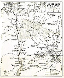 Plan de Biskra  - Oued Rirh et le Souf 